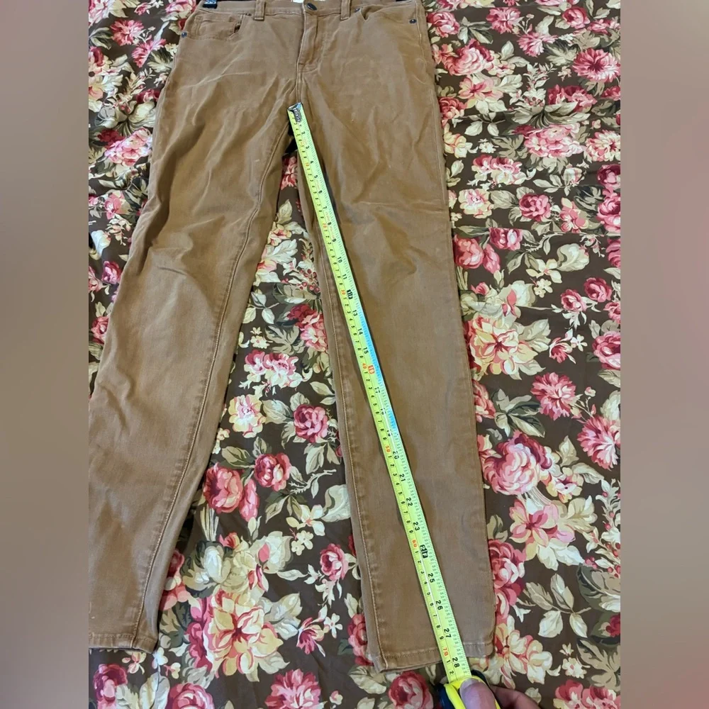 Madewell 9” High Riser Skinny Skinny Brown‎ Chino Jeans Womens 27/28